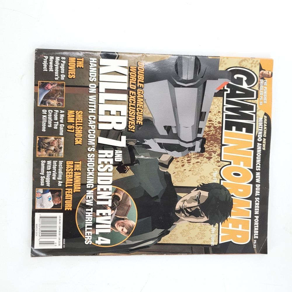 GAME INFORMER MAG ISSUE 131 MARCH 2004 RESIDENT EVIL 4 NINTENDO DS SYSTEM REVEAL